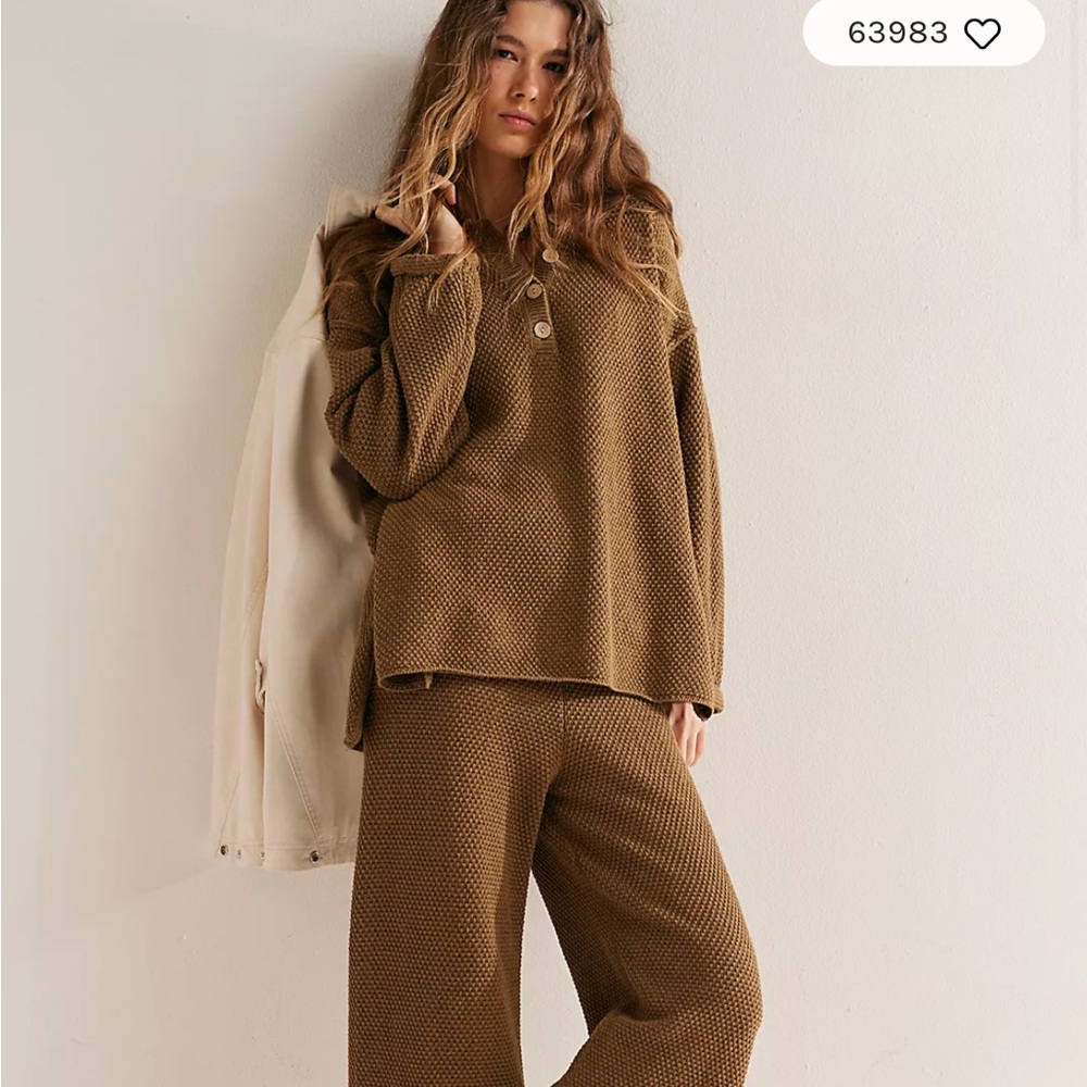 Free people Hailee sweater set
